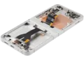 Inner OLED Assembly With Frame Compatible For Samsung Galaxy Z Flip 7 FE 5G (F761) (US & International) ((Refurbished) (Silver Shadow)
