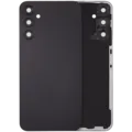 Back Cover With Camera Lens For Samsung Galaxy A24 4G (A245 / 2023) (No Logo) (Aftermarket Plus) (Black)