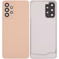 Back Cover With Camera Lens For Samsung Galaxy A33 5G (A336 / 2022) (No Logo) (Aftermarket Plus) (Peach)