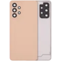 Back Cover With Camera Lens For Samsung Galaxy A33 5G (A336 / 2022) (No Logo) (Aftermarket Plus) (Peach)