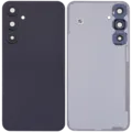 Back Cover Glass With Camera Lens For Samsung Galaxy A35 5G (A356 / 2024) (No Logo) (Aftermarket Plus) (Navy)