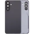 Back Cover Glass With Camera Lens For Samsung Galaxy A36 5G (A366 / 2025) (No Logo) (Aftermarket Plus) (Black)