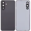 Back Cover Glass With Camera Lens For Samsung Galaxy A56 5G (A566 / 2025) (No Logo) (Aftermarket Plus) (Graphite)