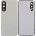 Back Cover Glass With Camera Lens For Samsung Galaxy A56 5G (A566 / 2025) (No Logo) (Aftermarket Plus) (Olive)