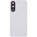 Back Cover Glass With Camera Lens For Samsung Galaxy A56 5G (A566 / 2025) (No Logo) (Aftermarket Plus) (Lightgray)