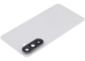 Back Cover Glass With Camera Lens For Samsung Galaxy A56 5G (A566 / 2025) (No Logo) (Aftermarket Plus) (Lightgray)