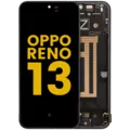 OLED Assembly With Frame For OPPO Reno 13 (Refurbished) (Black)