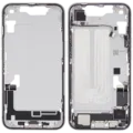 Mid-Frame Housing W/ Charging Port Flex & Small Parts For iPhone 16e / 17e (EU / Global Version) (Used OEM Pull: Grade C) (White)