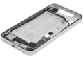 Mid-Frame Housing W/ Charging Port Flex & Small Parts For iPhone 16e / 17e (EU / Global Version) (Used OEM Pull: Grade C) (White)