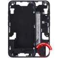 Mid-Frame Housing W/ Small Parts For iPhone 16e / 17e (EU / Global Version) (Used OEM Pull: Grade C) (Black)