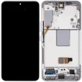 OLED Assembly With Frame For Samsung Galaxy S22 5G (US & International) (Aftermarket Plus) (White)