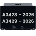 Complete LCD Display Assembly For MacBook Pro 16" A3428 / A3429 (2026) (Used OEM Pull: Grade A) (Silver)