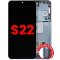 OLED Assembly With Frame For Samsung Galaxy S22 5G (US & International) (Aftermarket Plus) (Green)