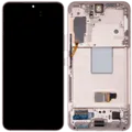 OLED Assembly With Frame For Samsung Galaxy S22 5G (US & International) (Aftermarket Plus) (Pink Gold)