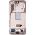OLED Assembly With Frame For Samsung Galaxy S22 5G (US & International) (Aftermarket Plus) (Pink Gold)