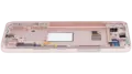 OLED Assembly With Frame For Samsung Galaxy S22 5G (US & International) (Aftermarket Plus) (Pink Gold)
