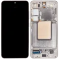 OLED Assembly With Frame For Samsung Galaxy S24 5G (US & International Version) (Aftermarket Plus) (Amber Yellow)