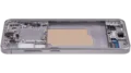 OLED Assembly With Frame For Samsung Galaxy S25 5G (US & International) (Aftermarket Plus) (Silver Shadow)