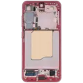 OLED Assembly With Frame For Samsung Galaxy S25 5G (US & International) (Aftermarket Plus) (Coral Red)