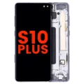 OLED Assembly With Frame For Samsung Galaxy S10 Plus (Aftermarket Plus) (Prism / Ceramic Black)