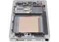 OLED Assembly With Frame For Samsung Galaxy S25 Ultra 5G (US & International) (Aftermarket Pro) (120Hz) (Titanium White Silver)