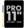 OLED Assembly With Digitizer For iPad Pro 11" 5th Gen (2024) (WiFi & Cellular) (Used OEM Pull: Grade A) (All Colors)