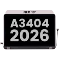 Complete LCD Display Assembly For MacBook Neo 13" A3404 (2026) (Used OEM Pull: Grade B) (Blush)