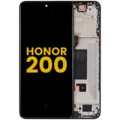 OLED Assembly With Frame For Honor 200 (Refurbished) (Black)