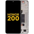 OLED Assembly With Frame For Honor 200 (Refurbished) (Moonlight White)