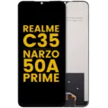 LCD Assembly Without Frame For Realme C35 / Narzo 50A Prime (Refurbished) (All Colors)