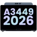 Complete LCD Display Assembly For MacBook Air 13" (A3449) (2026) (Genuine OEM) (Sky Blue)