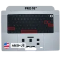 Top Case with Keyboard (ANSI US) For MacBook Pro 16" A3428 / A3429 (2026) (Genuine OEM) (Silver)