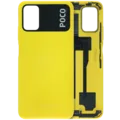 Back Cover Glass for Xiaomi Poco M3 (Service Pack) (Poco Yellow)