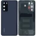 Back Cover Glass for Huawei P40 (2020) (Service Pack) (Black)