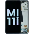 OLED Assembly With Frame for Xiaomi Mi 11i 5G (Service Pack) (Blue)