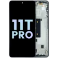 OLED Assembly With Frame for Xiaomi 11T Pro (Service Pack) (Meteorite Gray)