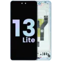 OLED Assembly With Frame for Xiaomi 13 Lite (Service Pack) (Lite Blue)