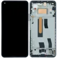 OLED Assembly With Frame for Xiaomi Mi 11 Lite 5G (Service Pack) (Boba Black)