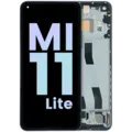 OLED Assembly With Frame for Xiaomi Mi 11 Lite 5G (Service Pack) (Boba Black)
