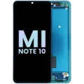 OLED Assembly With Frame for Xiaomi Mi Note 10 (Service Pack) (Aurora Green)