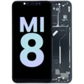 OLED Assembly With Frame for Xiaomi Mi 8 (Service Pack) (Black)