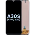 OLED Assembly Without Frame for Samsung Galaxy A30s (A307 / 2019) (Service Pack) (Prism Crush Black)