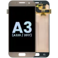 OLED Assembly Without Frame for Samsung Galaxy A3 (A320 / 2017) (Service Pack) (Gold Sand)