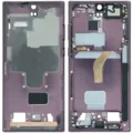 Mid-Frame Housing for Samsung Galaxy S22 Ultra (Service Pack) (Burgundy)