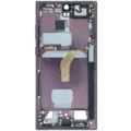 Mid-Frame Housing for Samsung Galaxy S22 Ultra (Service Pack) (Burgundy)