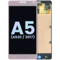 OLED Assembly With Frame for Samsung Galaxy A5 (A520 / 2017) (Service Pack) (Peach Cloud)