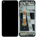 LCD Assembly With Frame for Oppo A77 5G (2022) (Service Pack) (Midnight Black)