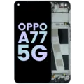 LCD Assembly With Frame for Oppo A77 5G (2022) (Service Pack) (Midnight Black)
