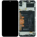 LCD Assembly With Frame for Huawei Y6P (2020) (Service Pack) (Midnight Black)