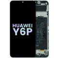 LCD Assembly With Frame for Huawei Y6P (2020) (Service Pack) (Midnight Black)